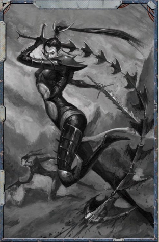 枯刃斗教巫灵（Wych of the Withered Blade Cult）插图